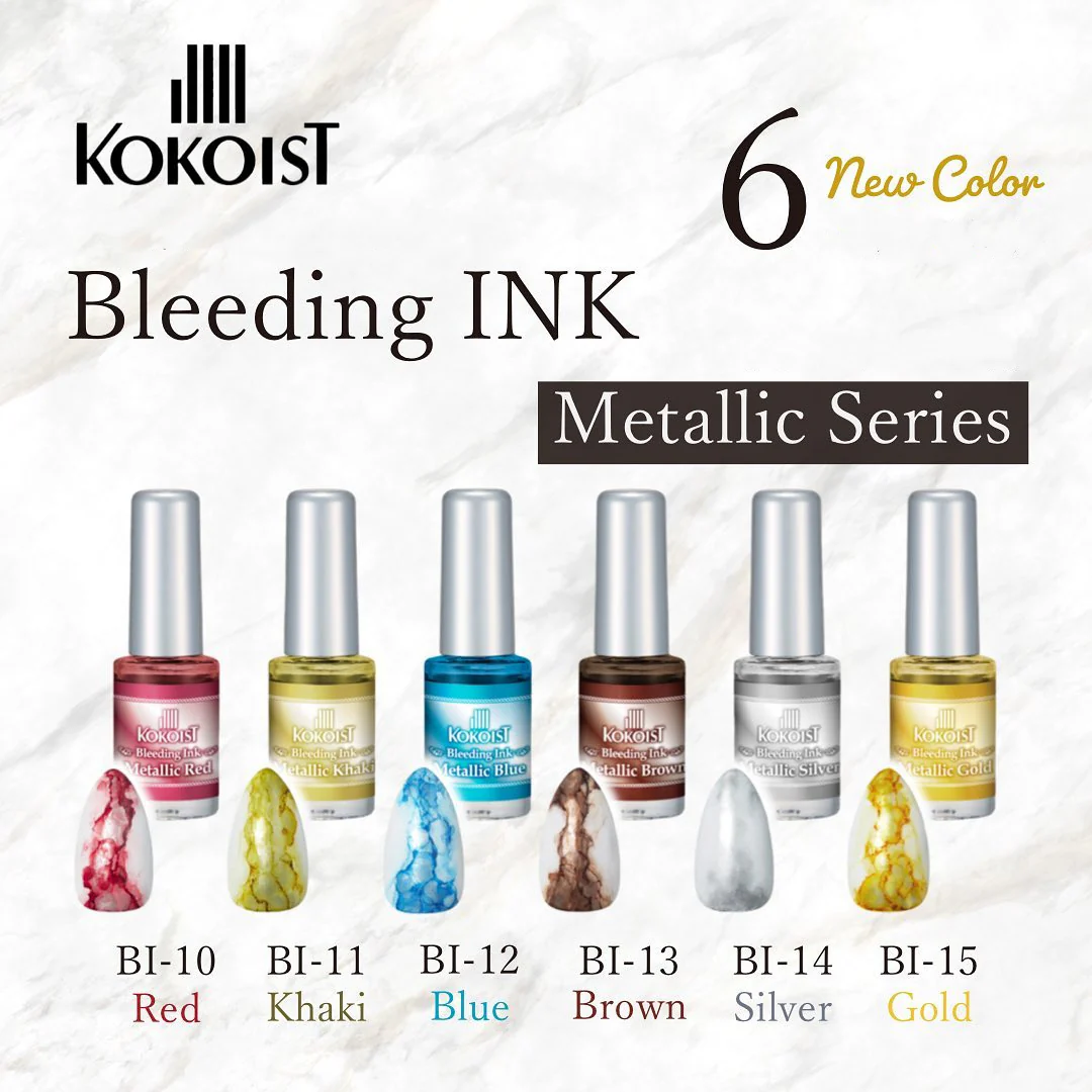 BI-12 Bleeding Ink Metallic Blue - Image 3