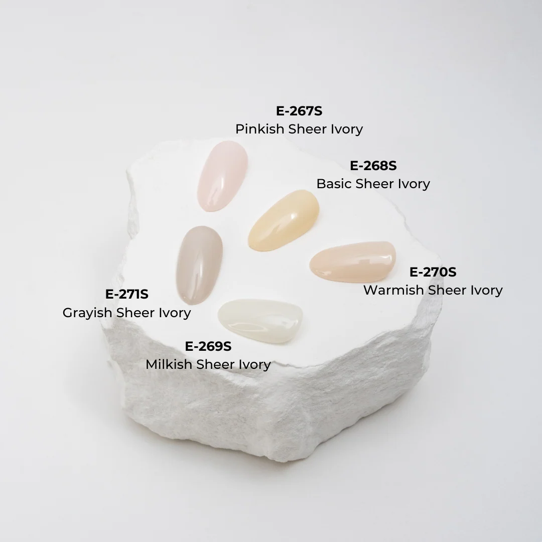 E-269S Milkish Sheer Ivory - Image 3
