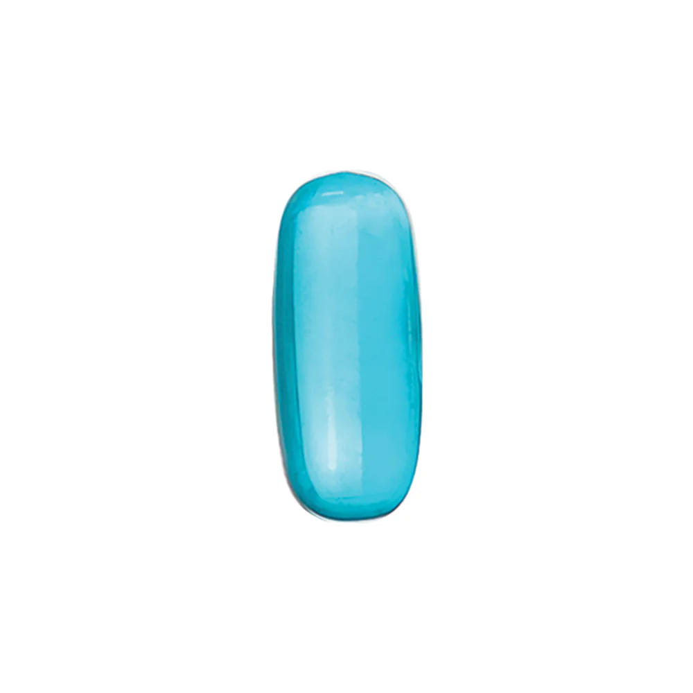 E-288S Turquoise Pansy Glass - Image 2