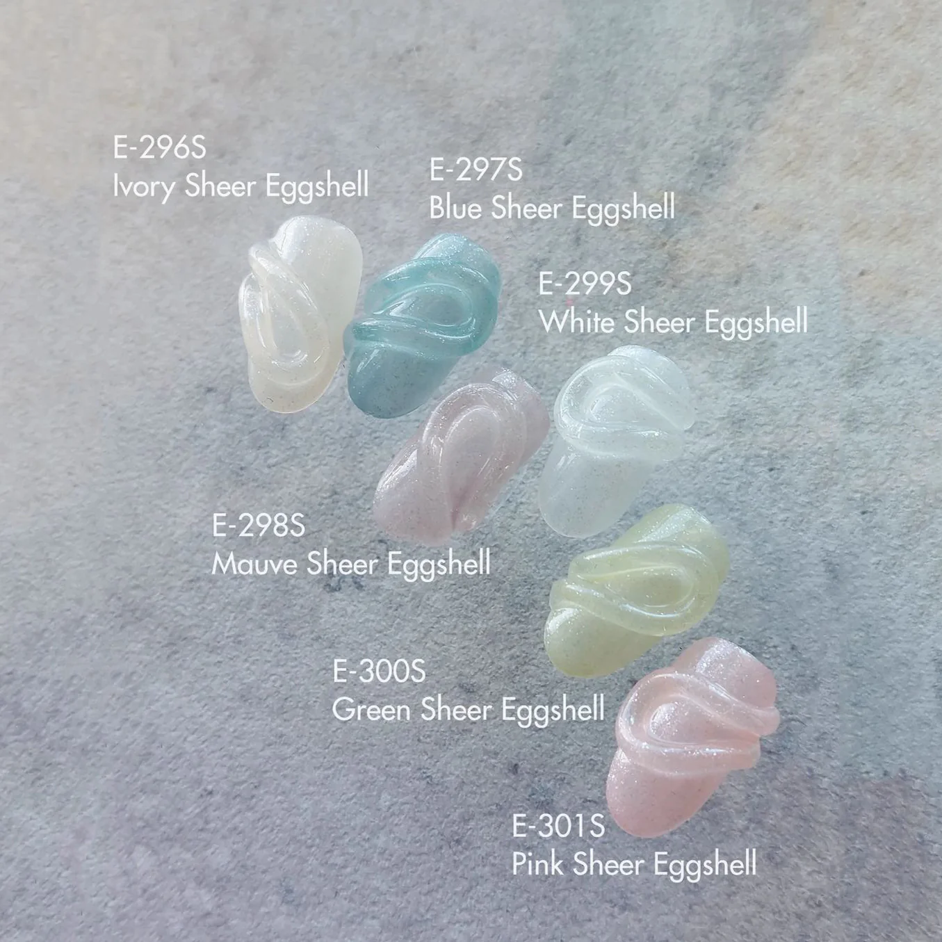 E-299S White Sheer Eggshell - Image 3