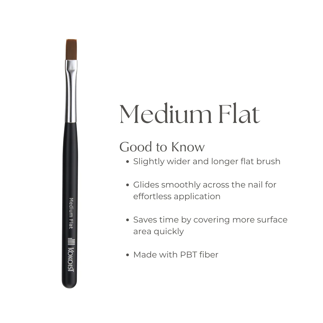Medium Flat Brush - Image 3