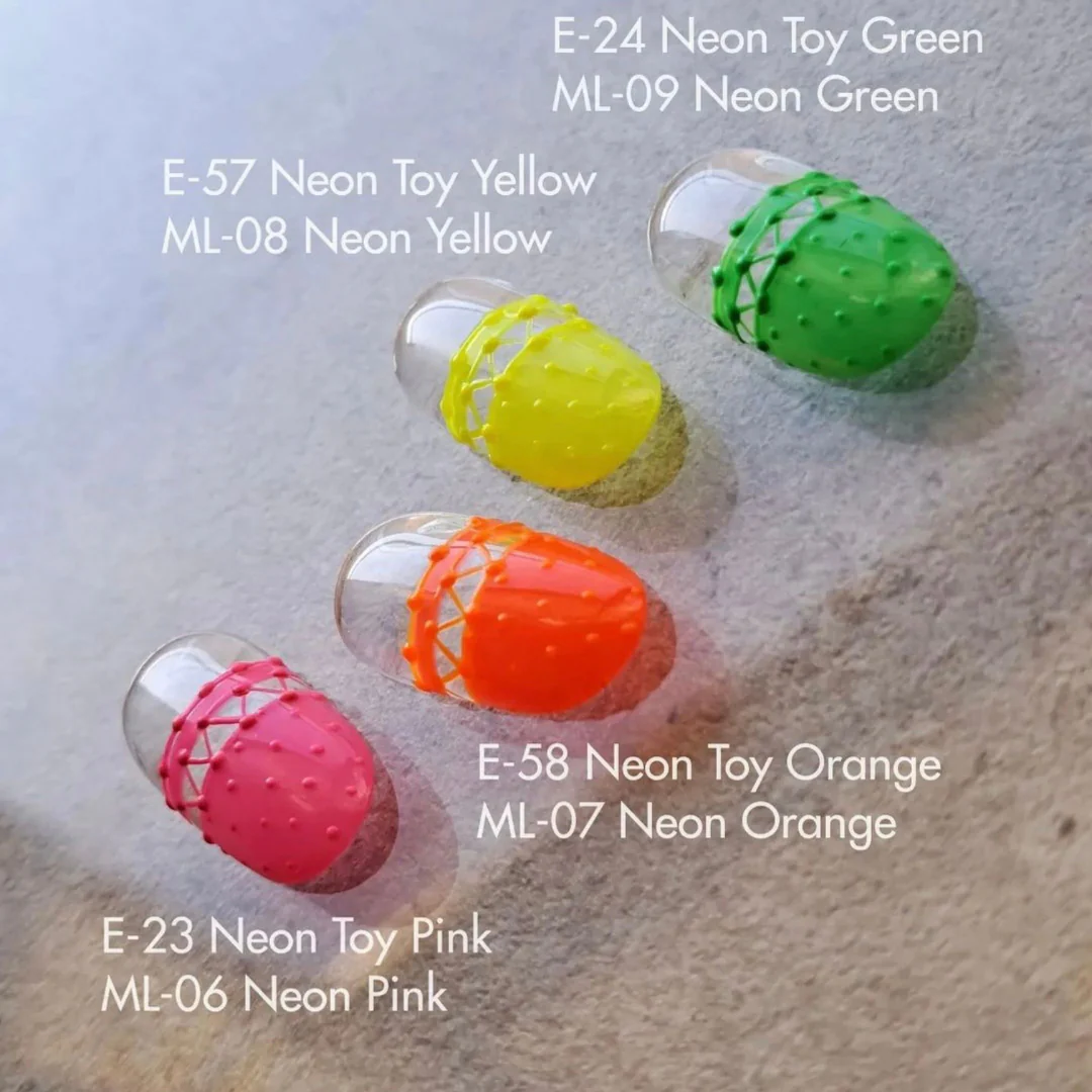 ML-08 Markers Line Non Wipe Color Gel Neon Yellow - Image 4