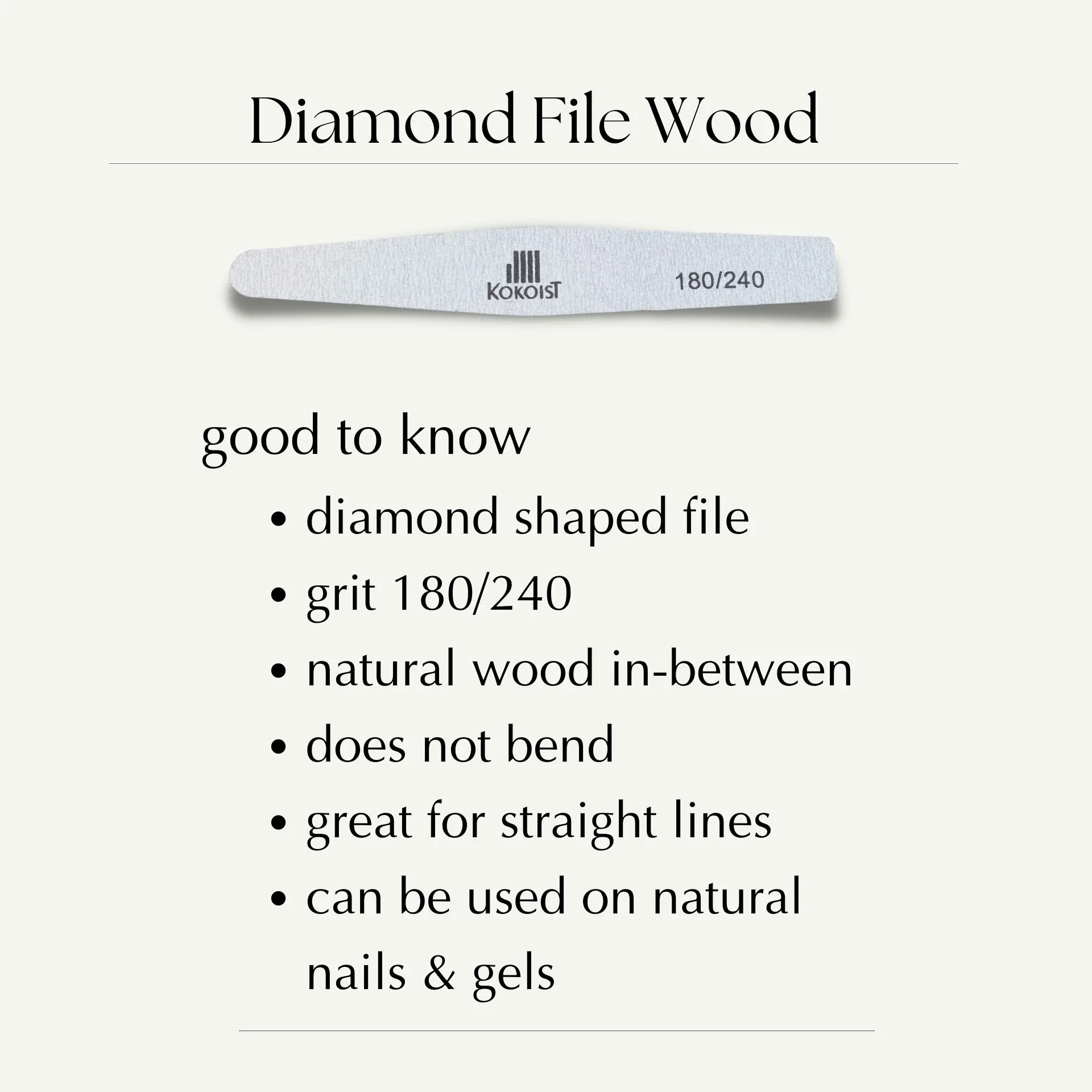 Pack of 10 Diamond File Wood - Image 2