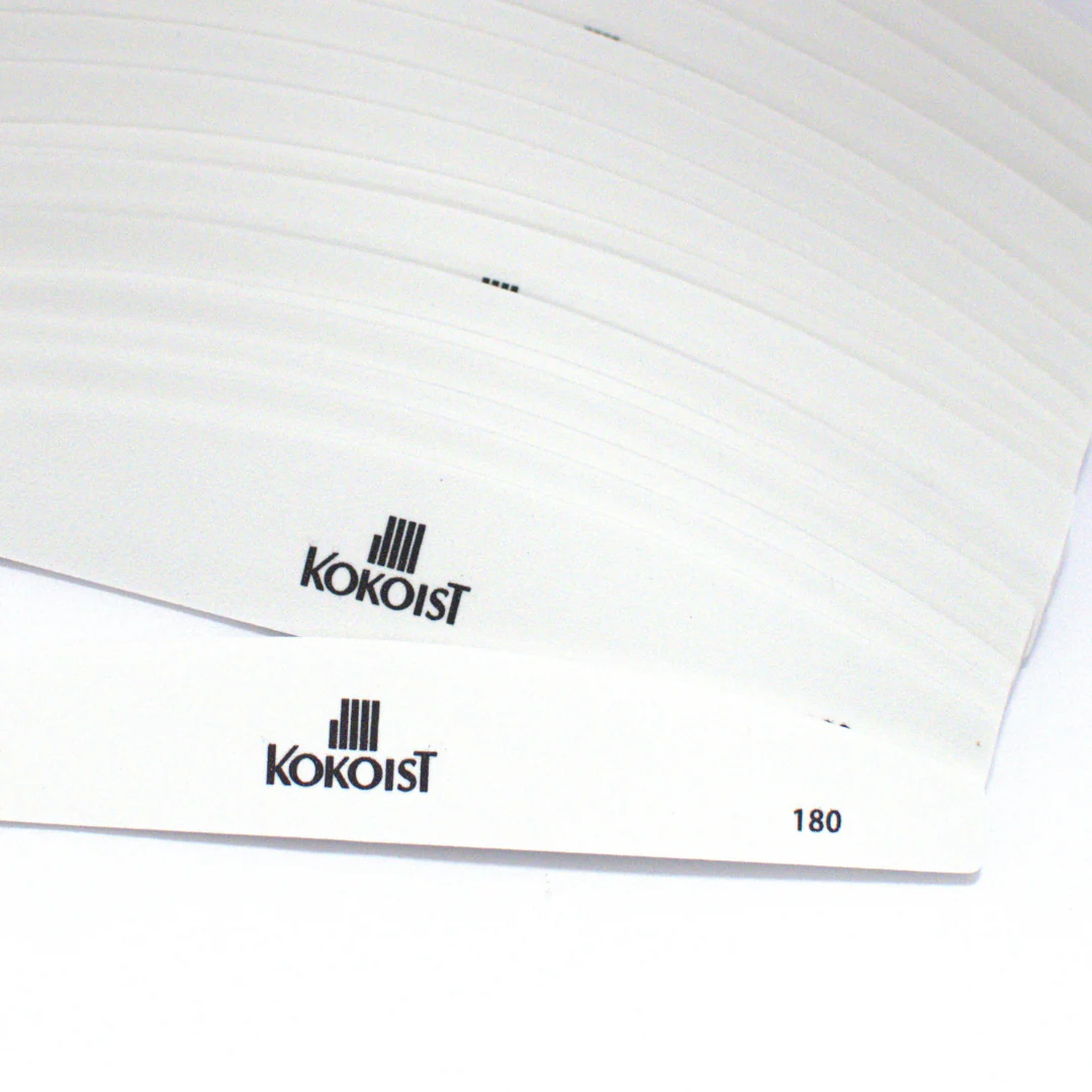 Pack of 20 Replaceable White Half Moon Files (#180) - Image 4