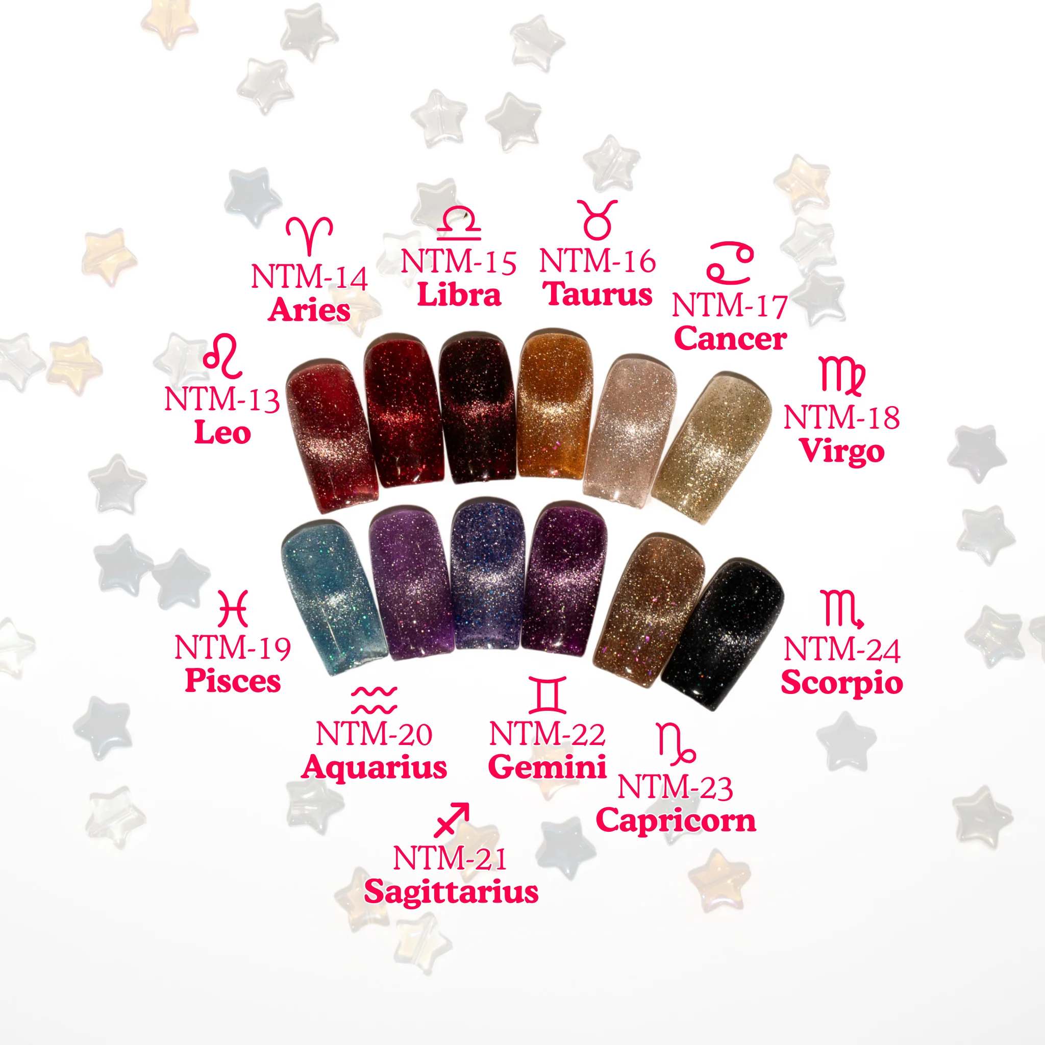 Nail Thoughts Zodiac Flash Magnetic Gel Collection - Image 3